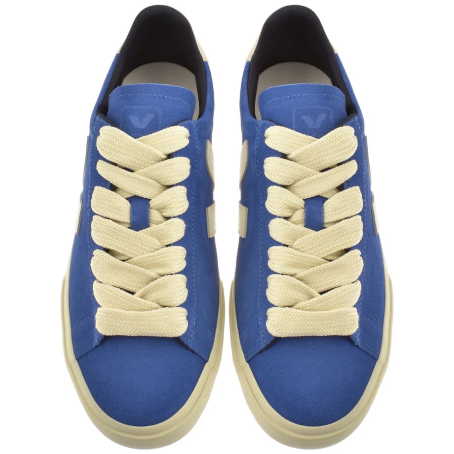 Veja Campo Bold Suede Trainers Blue | Mainline Menswear
